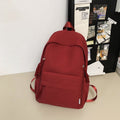 Custom high school student backpack - trendy, large capacity, couple's style, high-value design, korean style, thick, durable, and versatile backpack