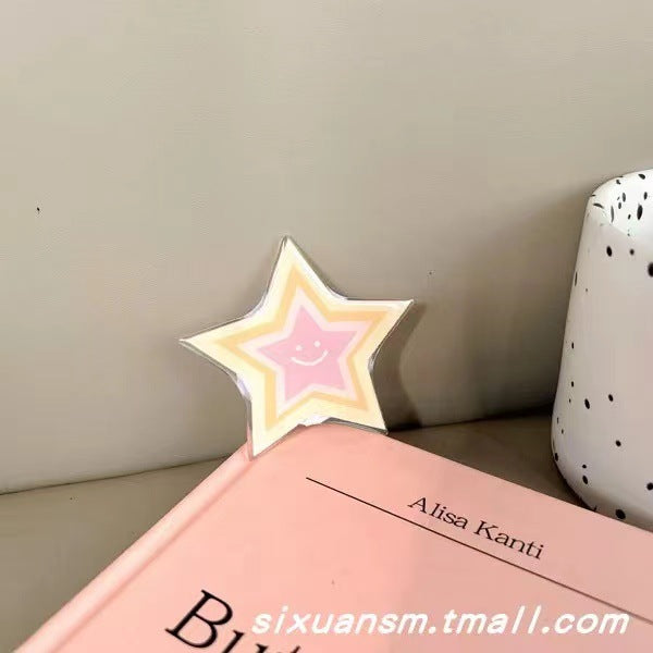 Creative desktop lazy stand melody kuromi/white rabbit/violent bear cartoon cute foldable mobile phone stand