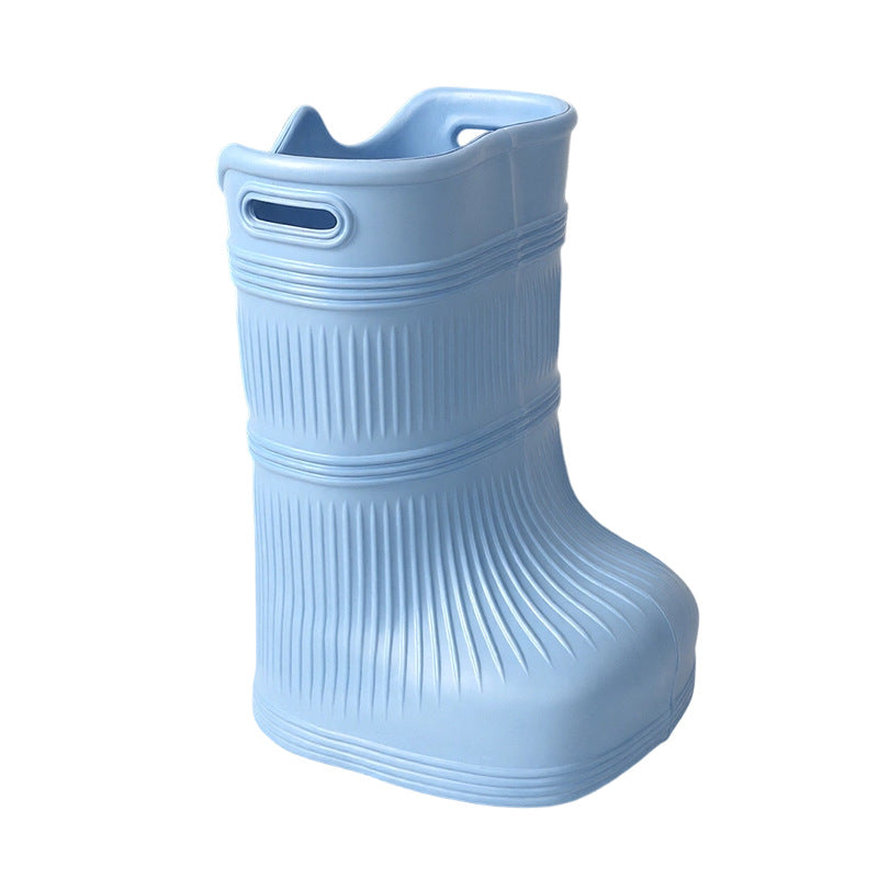 Insulated foot soak bucket - constant temperature, water-saving, eco-friendly, safe, durable, over-the-calf, slim, deep foot bath boot