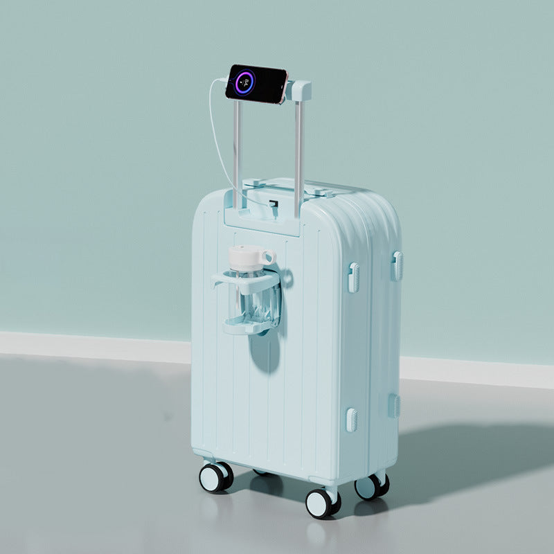 New 26-inch child and mother suitcase, men's and women's universal wheel trolley case, strong and durable password case, 20-inch suitcase