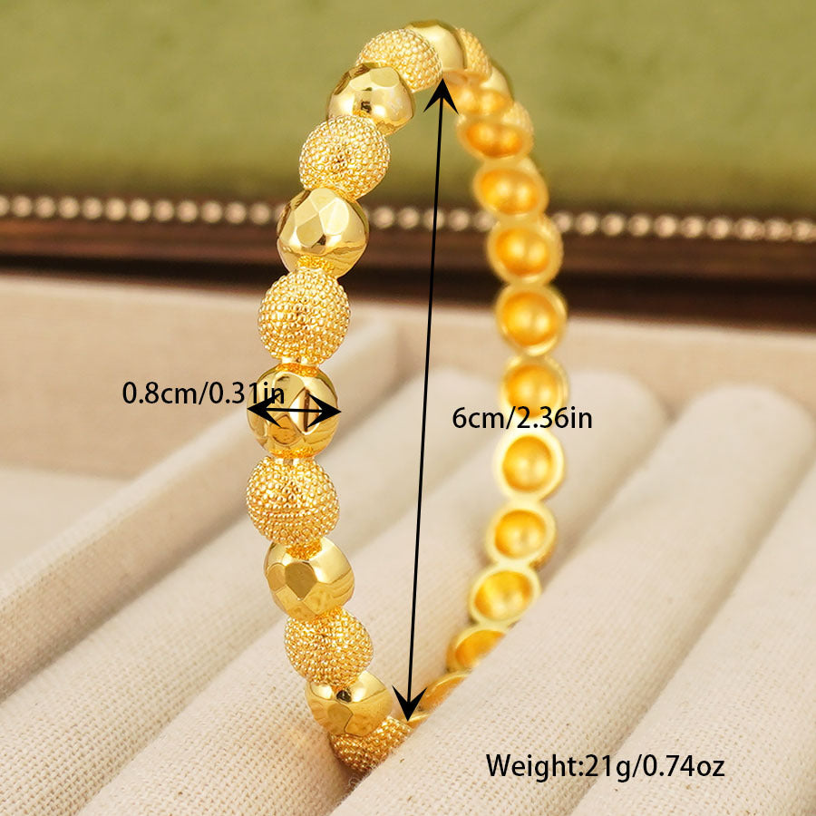 Elegant and stylish women's open bangle - dubai saudi arabian hand accessories - luxury open bracelet