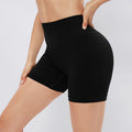 yoga wear sports three-quarter pants for women high waist belly control outwear elastic peach butt fitness yoga shorts summer