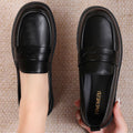 2025 soft-soled comfort shoes for women: new spring/autumn flat shoes for middle-aged and elderly women, non-slip leather loafers