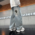 Boys' denim jeans - spring/autumn collection : new spring styles for older kids, casual streetwear inspired by trendy, edgy styles