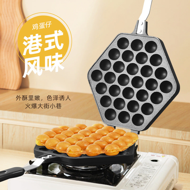 Household egg waffle non-stick pan baking pan commercial street vendor baking pan cake maker biscuit baking mold