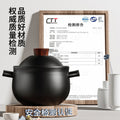 Ceramic casserole stew pot soup pot for home gas stove special high temperature resistant dry burning non-cracking casserole soup pot porridge pot