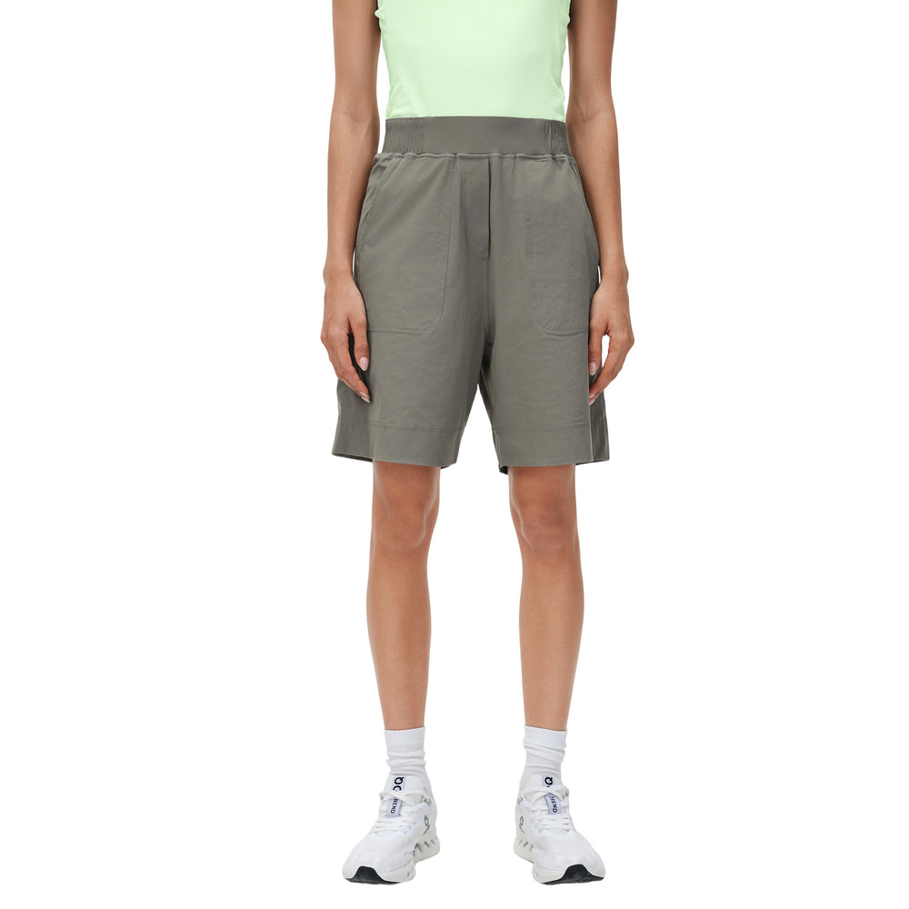 High-waisted casual capri shorts for women - lightweight, breathable, athletic running shorts - loose fit, straight leg, mid-length workout shorts - summer style d26068