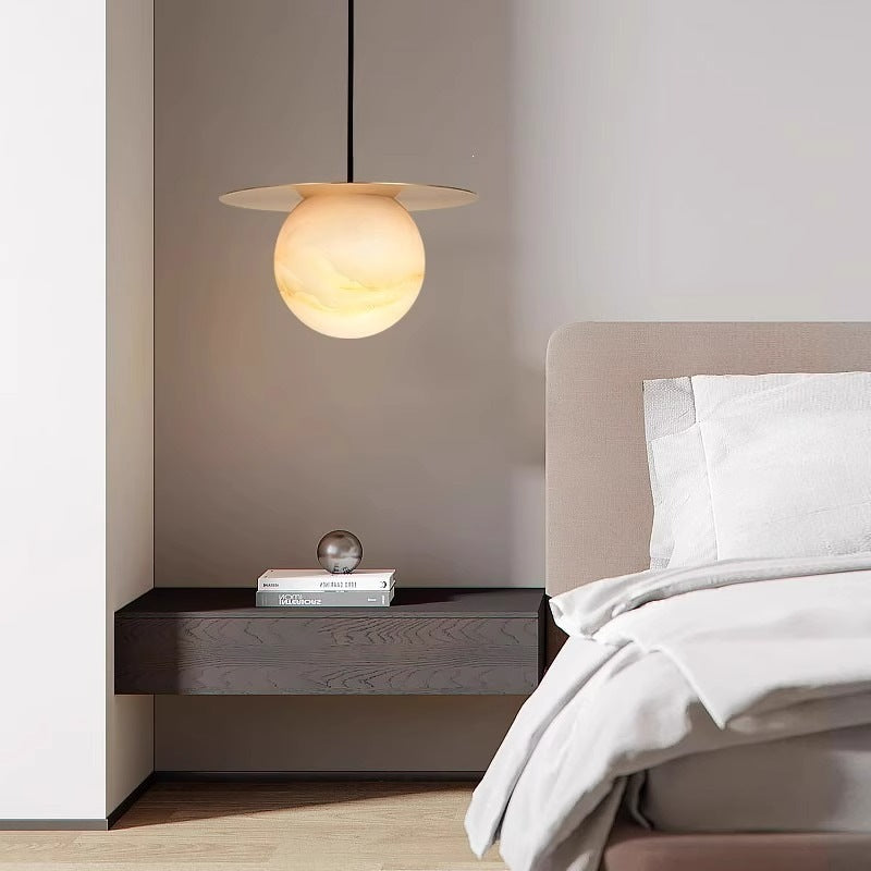 Spanish marble bedroom bedside lamp living room sofa side lamp casualaccessible luxury creative designer restaurant small chandelier
