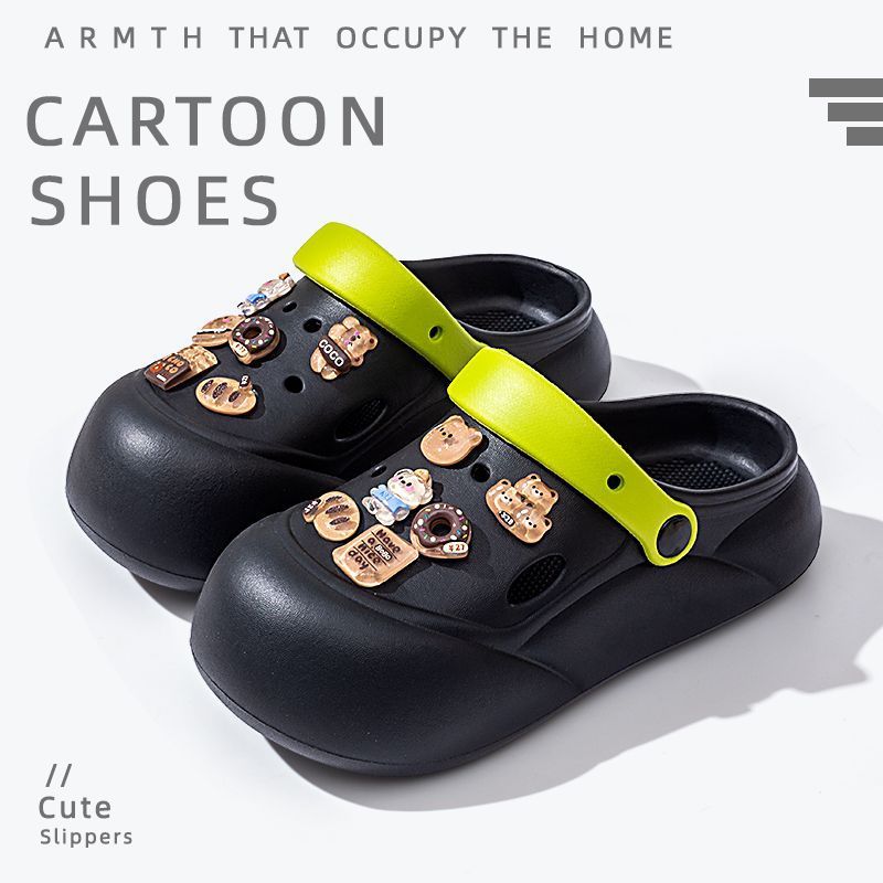 Women's high heel platform clogs - new anti-slip beach sandals & slippers for women - summer outdoor wear