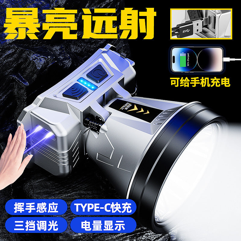 Cross-border charging lighting outdoor emergency night fishing light convenient lithium battery miner lamp wholesale induction strong light headlight