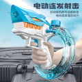 new shark electric water gun for boys and girls - kids' toy water blaster for summer fun - fully automatic continuous fire water gun