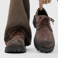 Derby shoes 2026new arrivalspringlow anklebootsmenretroworkwear shoesthick soleincreased breathable suede shoes