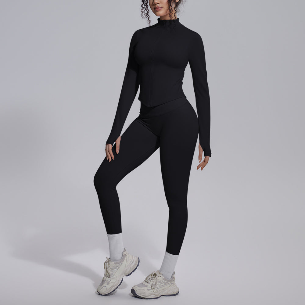 Seamless cross-border yoga set: tummy control, slimming, quick-dry activewear for fitness, outdoor leisure, running, and sports - multi-piece set