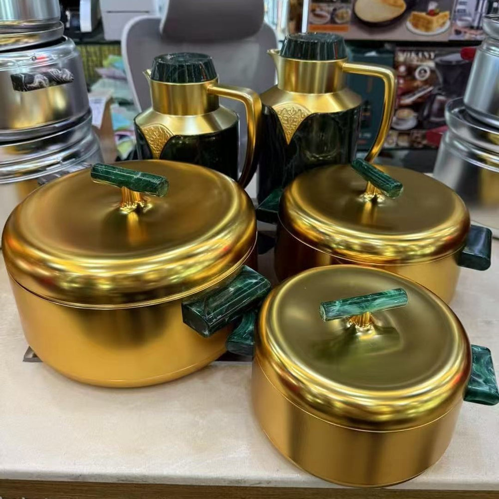New arrival: 3-piece food warmer container set for export - 3-piece insulated lunch box