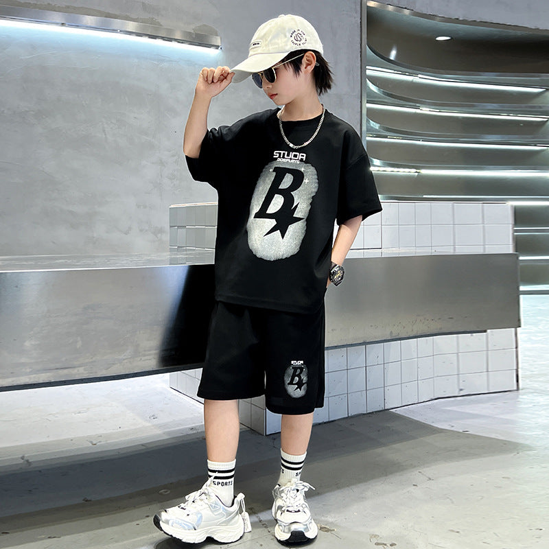 Boys' summer short-sleeve outfit:  new stylish, cool, and edgy summer clothes for older boys and big kids