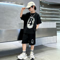 Boys' summer short-sleeve outfit:  new stylish, cool, and edgy summer clothes for older boys and big kids