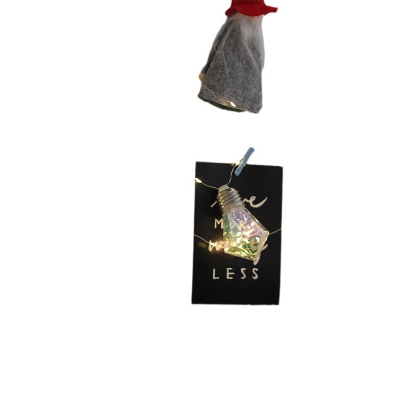 Factory direct sales 100 lights 10 bulbs LED light strings Copper wire light bulbs Diamond lighting, Christmas tree decorative light bulbs