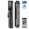 smart lock face recognition fingerprint lock fully automatic entrance door electronic password lock tuya remote unlocking
