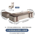 3.0m double short cabinet boss table + long side cabinet + boss chair