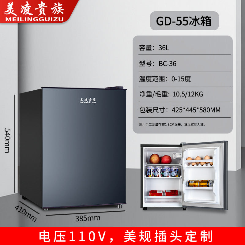 Export cross-border foreign trade double-door refrigerator refrigerator110v220v european standard american standard refrigerator refrigerator