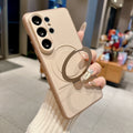 Anti-slip skin-feel magnetic stand case for samsung s26 ultra, drop-proof s25/a57 cross-border protective cover