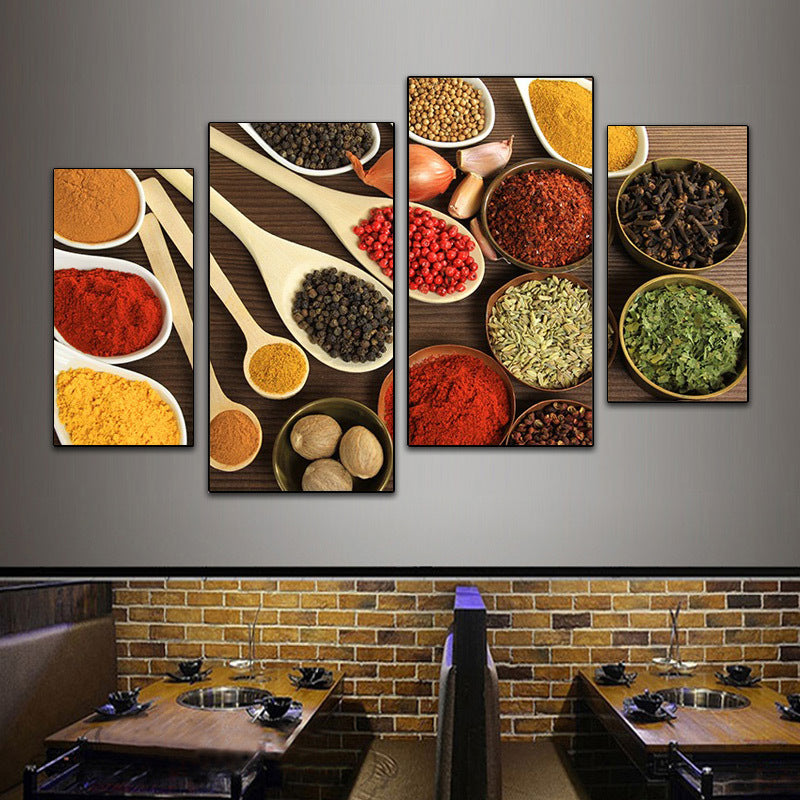Hotel wall decoration painting Sichuan cuisine Hunan restaurant fast food restaurant box mural restaurant catering hot pot restaurant room painting