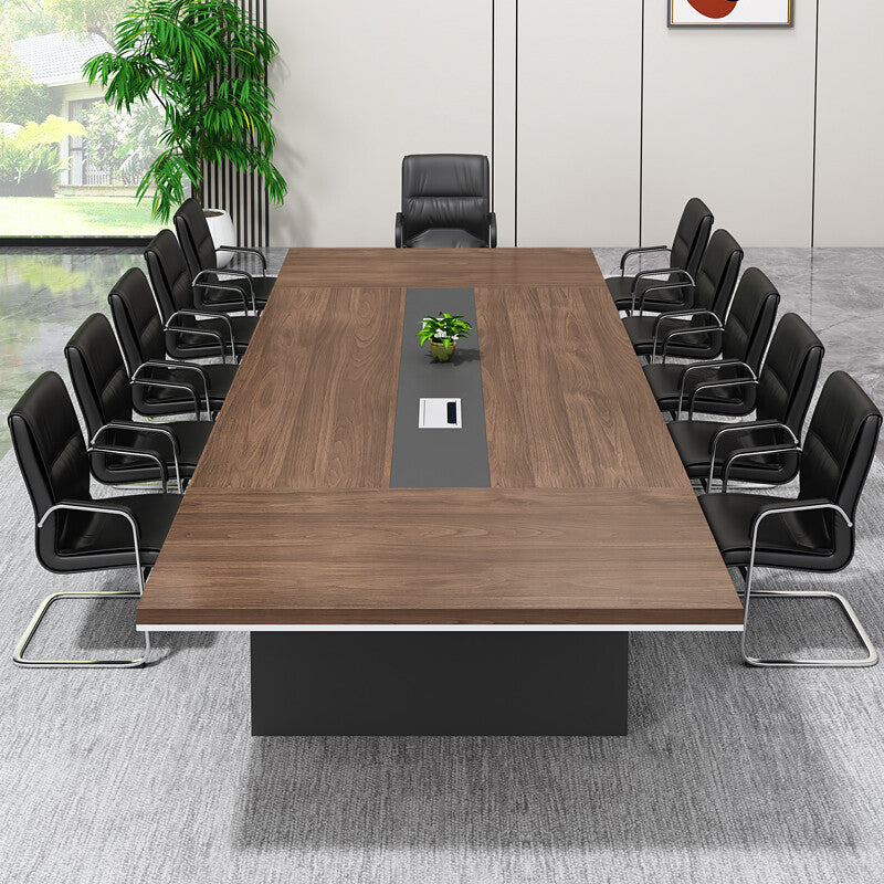 Saint li large conference table, rectangular meeting table, modern minimalist style, ideal for negotiations and boardrooms