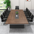 Saint li large conference table, rectangular meeting table, modern minimalist style, ideal for negotiations and boardrooms