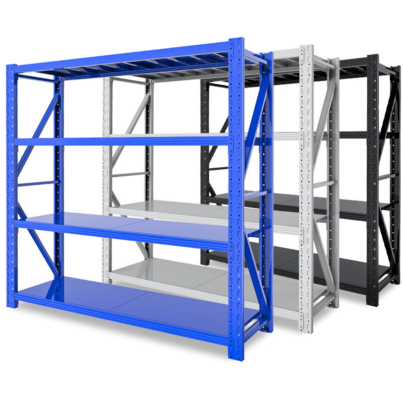 200KG Shelf Storage Heavy Garment Cloth Shelf Medium Warehouse Tire Shelf Warehouse Iron Shelf