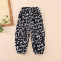 Pantssummer thin summer clothes big kids girls loose style ice silk bloomers summer kids anti-mosquito pants