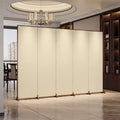 Used folding screen partition - premium living room accent, mobile office divider, simple live stream backdrop, creamy style