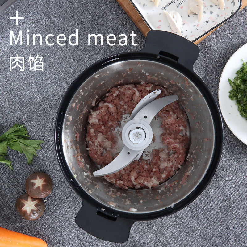 6-Liter large-capacity Yangzi meat grinder, new kitchen good partner, commercial household strangulation and chili sauce meat grinder