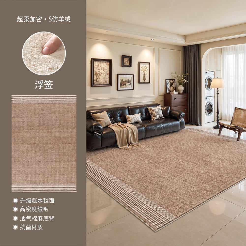 Carpet living room bedroom new arrival no-wash waterproof wipeable warm layout large area full floor medieval style soundproof floor mat