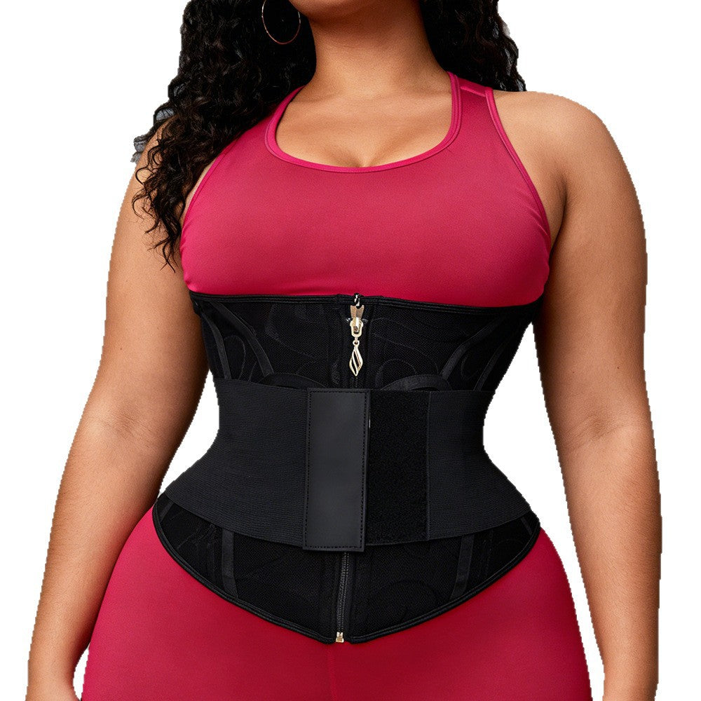 Fashionexport shaping mesh tight slimming look pressure belt waist shaping waist protector abdominal belt waist belt waist belt