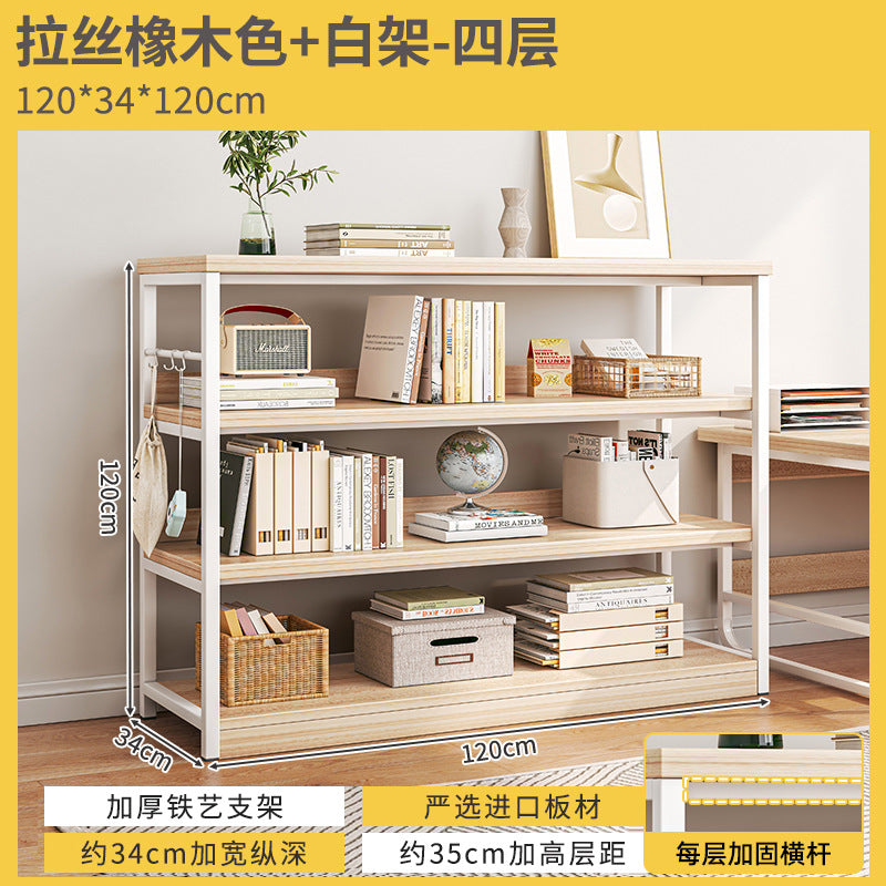 Shelf Shelf Floor Office Multi-layer Storage Shelf Locker Next to Desk Low Cabinet Household Shelf Display Cabinet