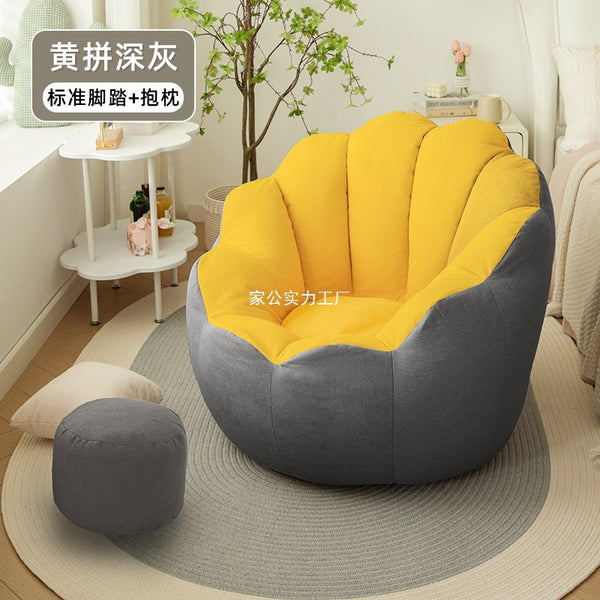 Lazy sofa sleepable reclining bedroom small sofa single recliner tatami bean bag sofa chair Internet celebrity lazy chair