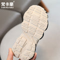 Vancahao kids' rotating buckle sneakers -  spring/autumn new arrivals: girls' chunky sneakers, boys' casual running shoes