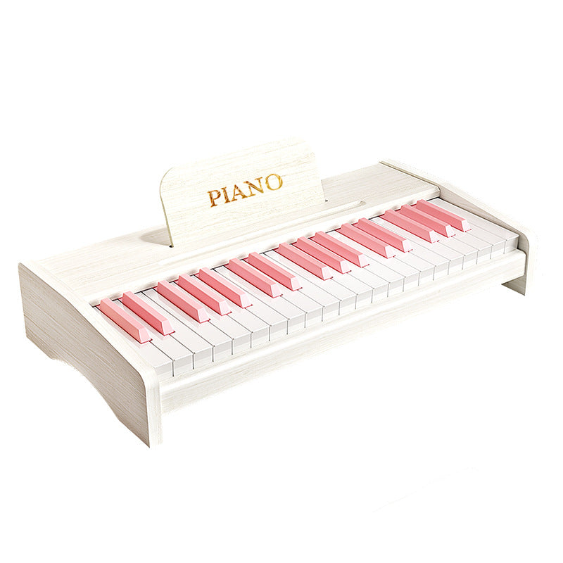 Household wooden mini piano kids electronic keyboard beginner girl baby infant toddler first birthday boy toy gift
