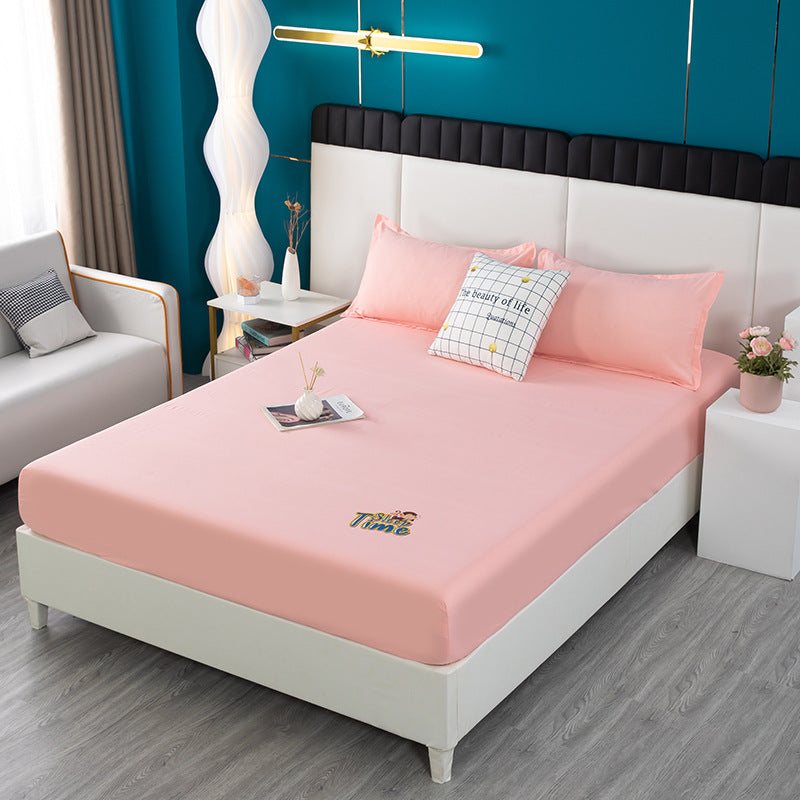 Printing fitted sheet bed cover simmons protective dust cover all-inclusive elastic bed cover that won't pill or shrink