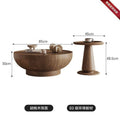 Second-hand style large and small round coffee table for home small apartment living roomaccessible luxury creative chinoiserieretroclassysensecasual coffee table