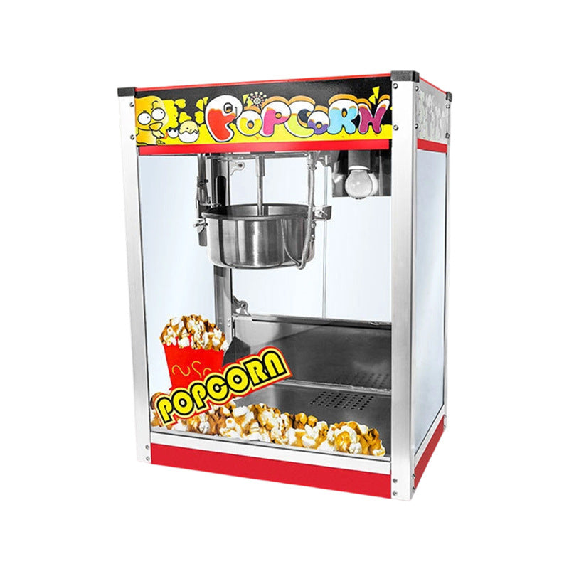 Popcorn machine commercial stall fully automatic puffer machine electric spherical butterfly popcorn machine roof popcorn machine