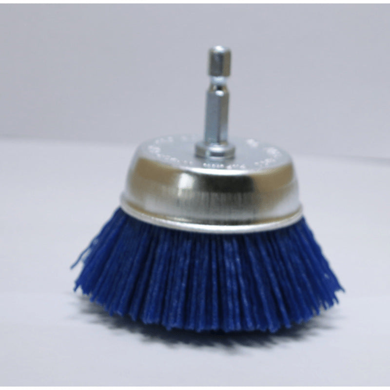 Processing Custom Grinding Wire Wheel Hexagonal Rod Bowl Rod Flat Cliff Cypress Root Carving Grinding and Polishing Abrasive Wire Wheel Polishing Wheel