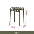 Outdoor modern casual outdoor courtyard table and chairs milk tea casual garden cafe open-air balcony iron art combination