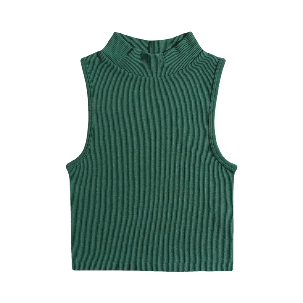 primer autumn and winter threaded turtleneck vest nylon  sports bra quick-drying yoga clothing underwear