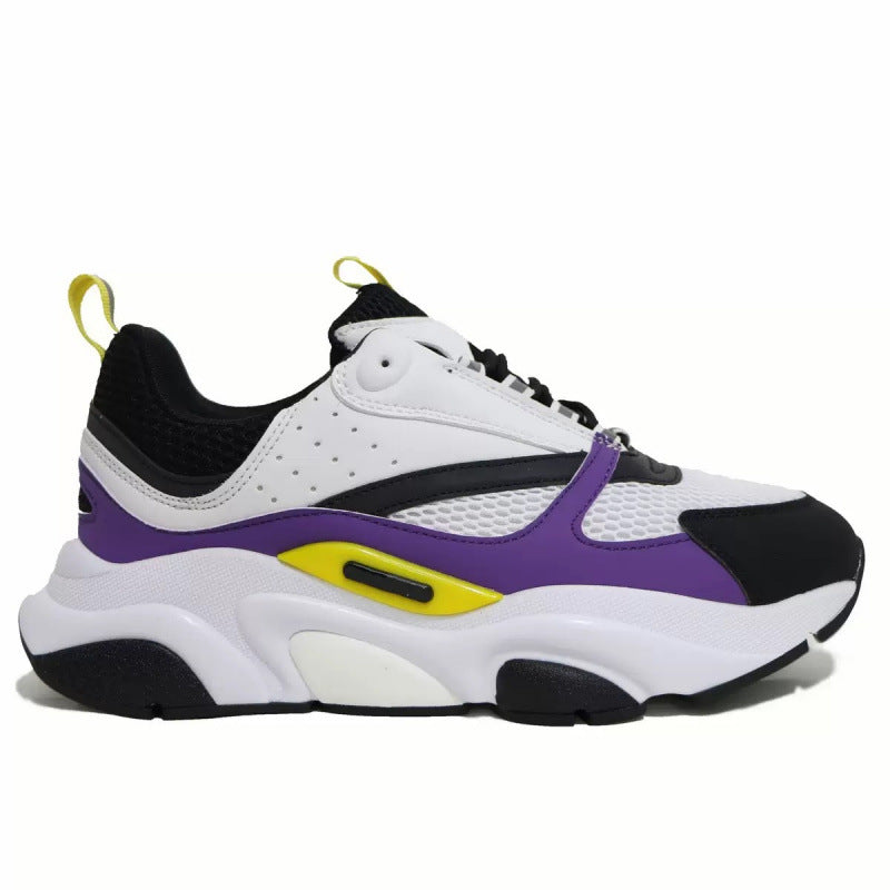 bestseller b22 breathable mesh running shoes - couple's style, export-grade, comfortable patchwork running sneakers