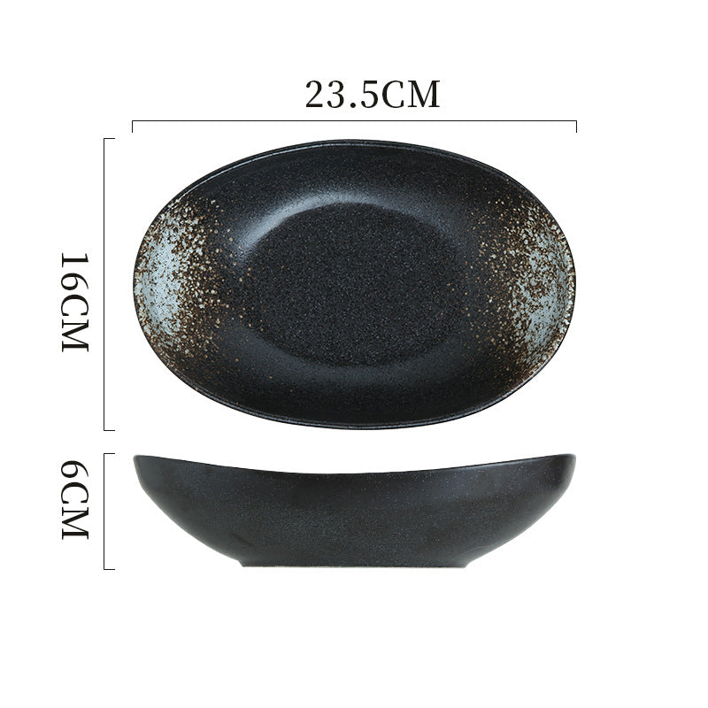 Japanese-style creative ingot bowl - premium retro dessert bowl for home, small dishes, fruit salad, restaurants, and hotels