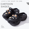 2025new arrivalthick sole goddess nightclub high heels clogs summerheight increaser toe beach sandals women's slippers