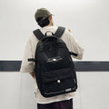 Backpack girl's friend: fresh, japanese-style school backpack - large capacity, cute color block design for middle and high school students