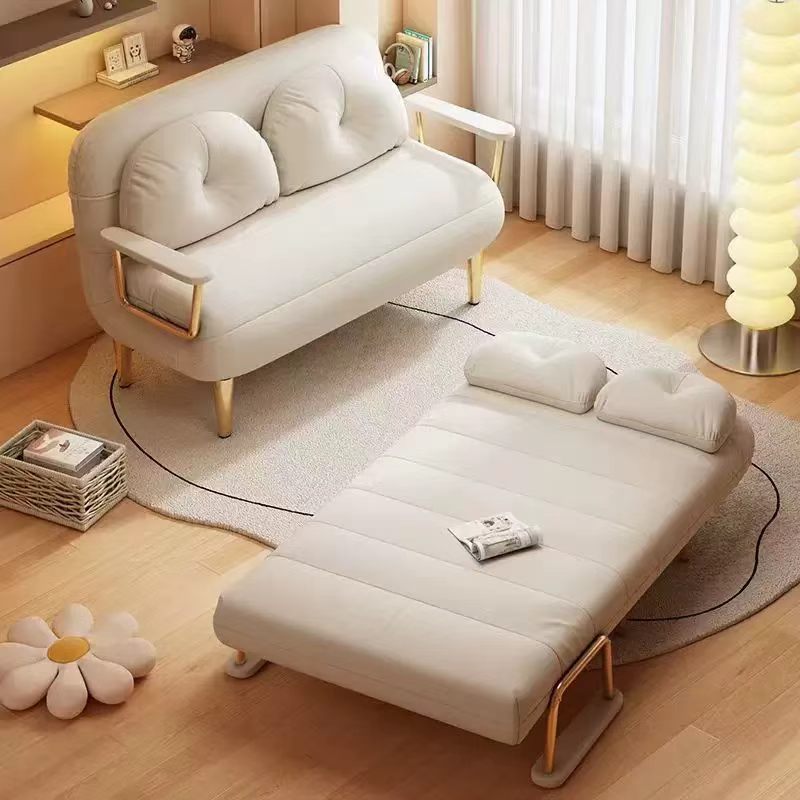 Sofa bed folding dual-purpose small apartment single living room balcony multi-functional new arrival double retractable cloud bed