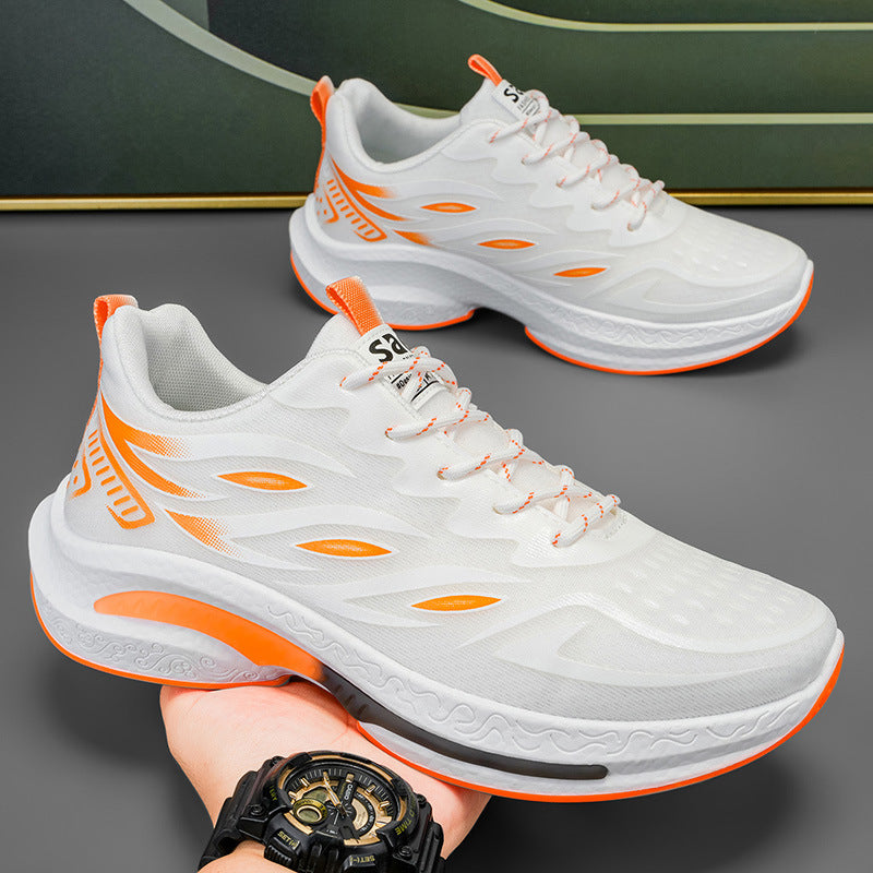 Winter breathable men's shoes 2025 new youth sports casual running shoes student lightweight dad shoes mesh trendy sneakers